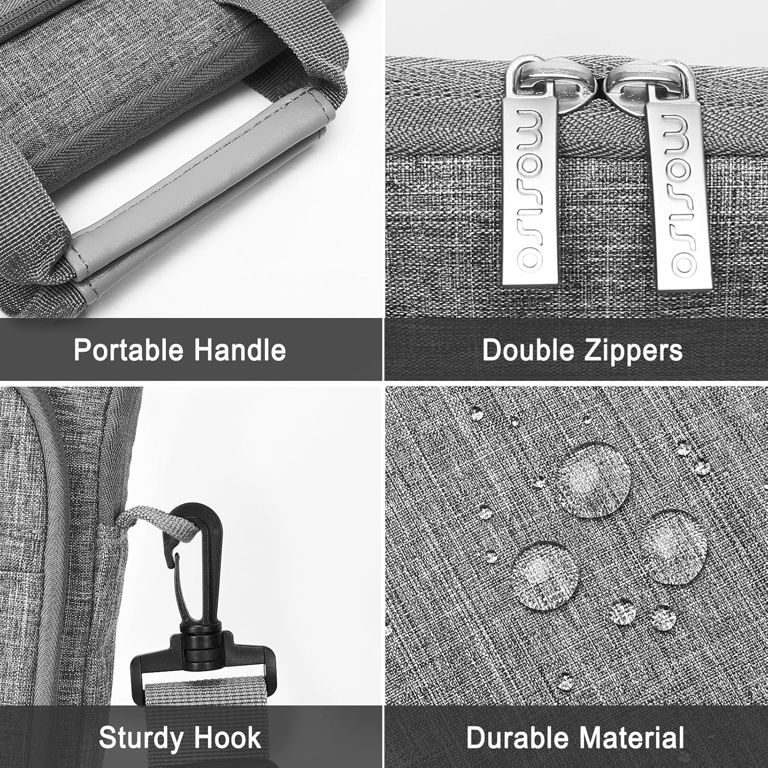 MOSISO Bolsa de hombro vertical para laptop compatible con MacBook AirPro, portátil de 13-13.3 pulgadas, compatible con MacBook Pro 14 2023-2021