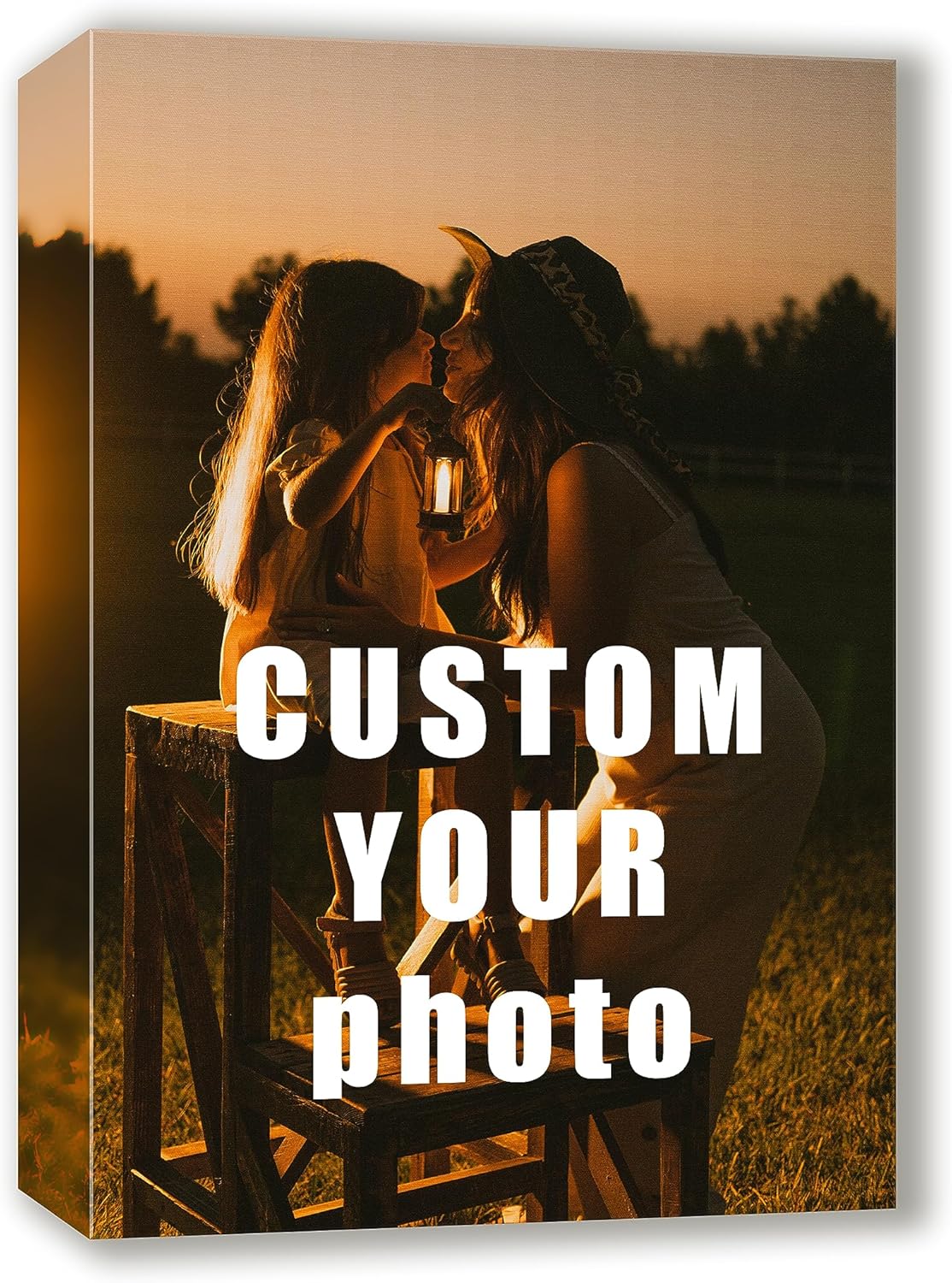 Impresiones en lienzo personalizadas (lienzo enmarcado, 16 x 20 pulgadas), impresión de lienzo personalizada con tu foto, perfecto para decoración