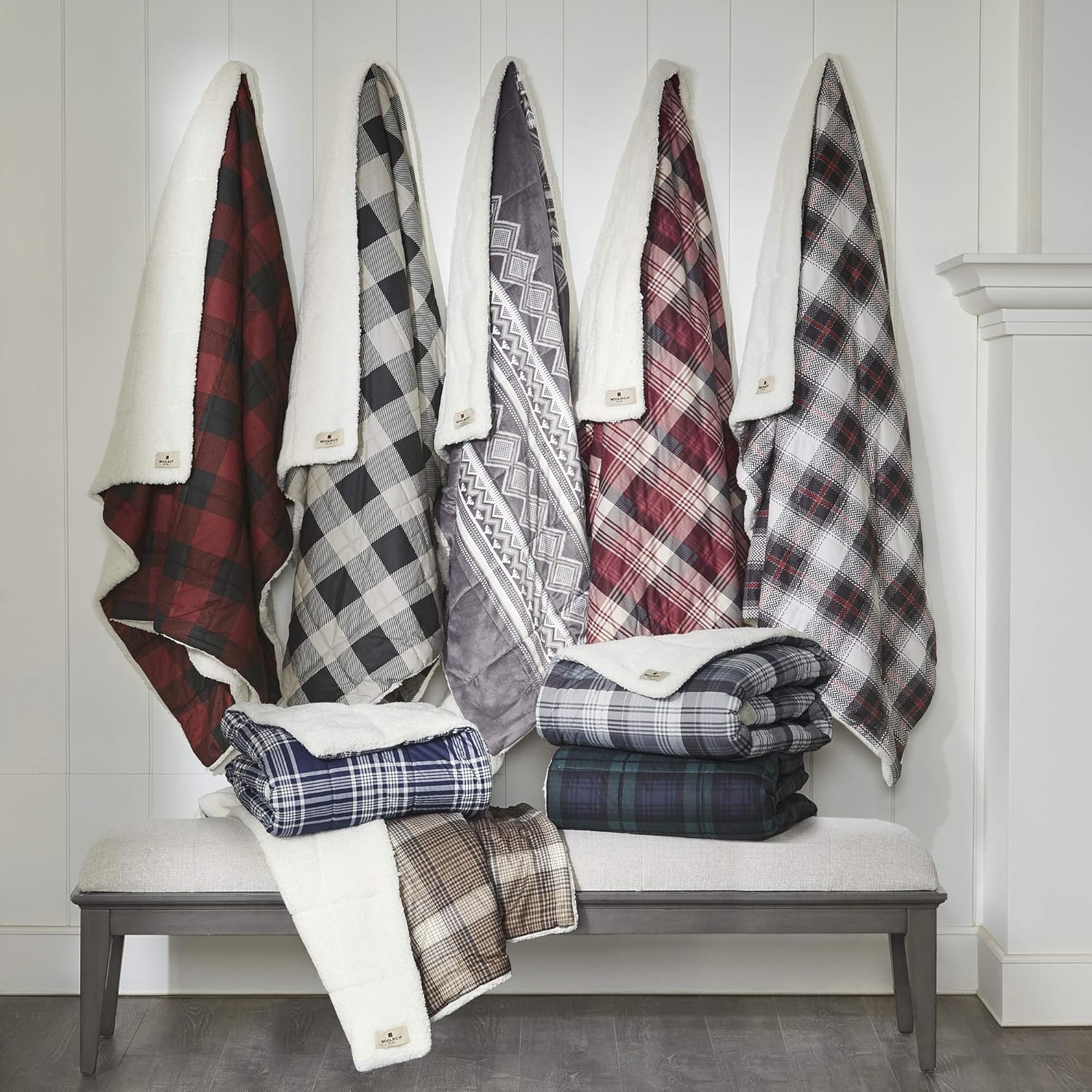 Woolrich Linden – Manta de plumón de gran tamaño
