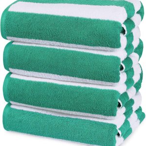 Utopia – Paquete variado de toallas de playa Cabana Stripe (30 x 60 pulgadas) a rayas, 100% algodón hilado en aro, toallas de piscina supergrandes, Utopia – Paquete variado de toallas de playa Cabana Stripe (30 x 60 pulgadas) a rayas, 100% algodón hilado en aro, toallas de piscina supergrandes,