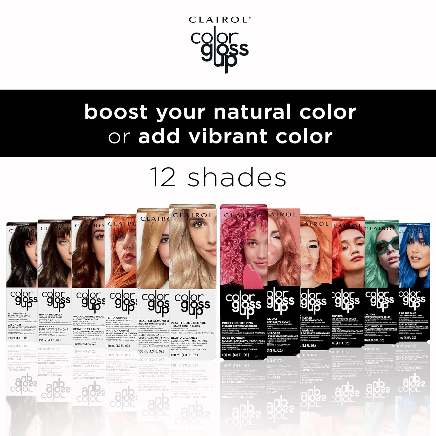 Clairol Color Gloss Up – Tinte temporal para el cabello, color Mocha Me Crazy para el cabello, paquete de 1 unidad