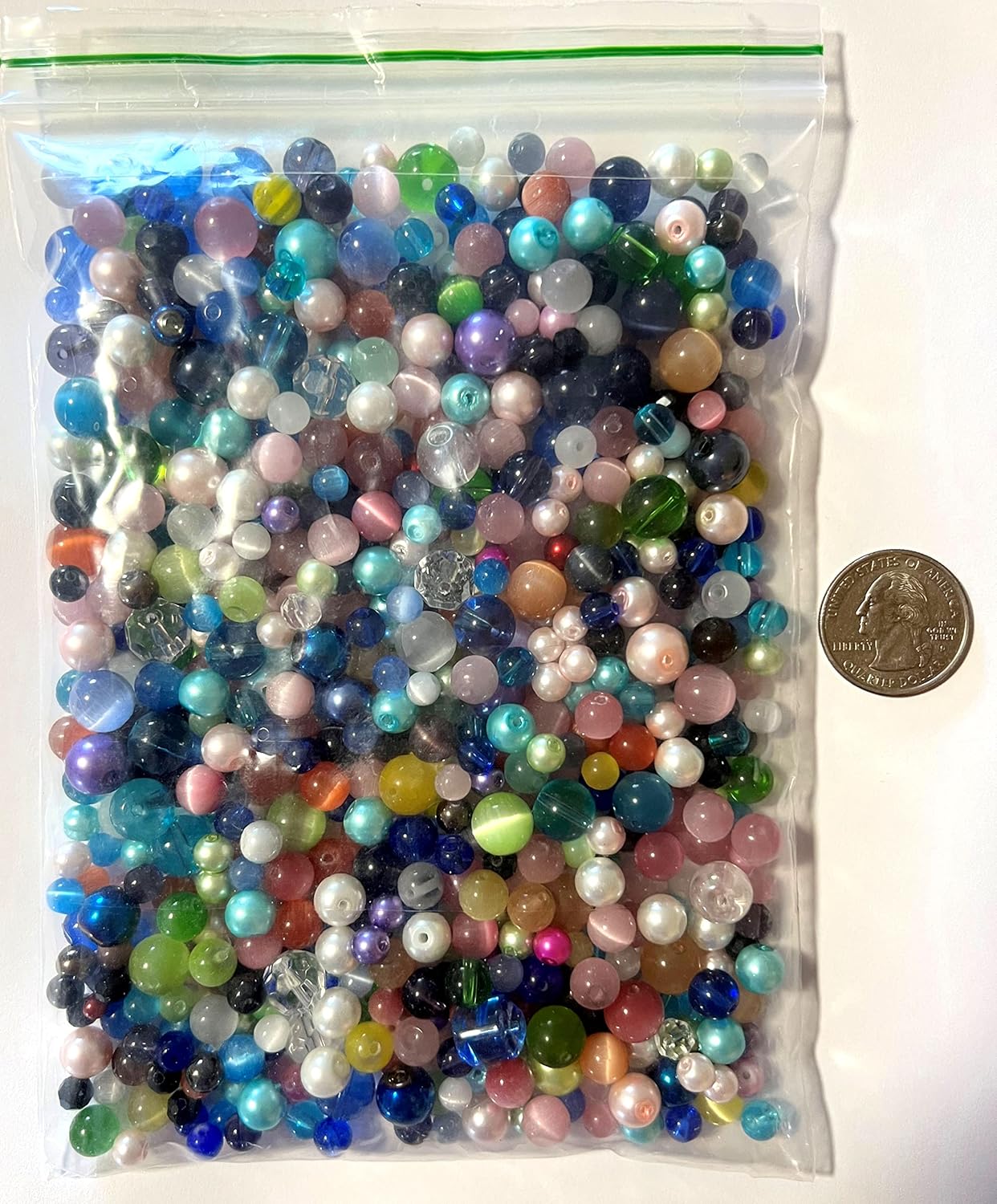 Surtido de cuentas sueltas, manualidades, proyectos de bricolaje de pulseras, kit de cuentas, múltiples colores a granel de cuentas de semillas, kit