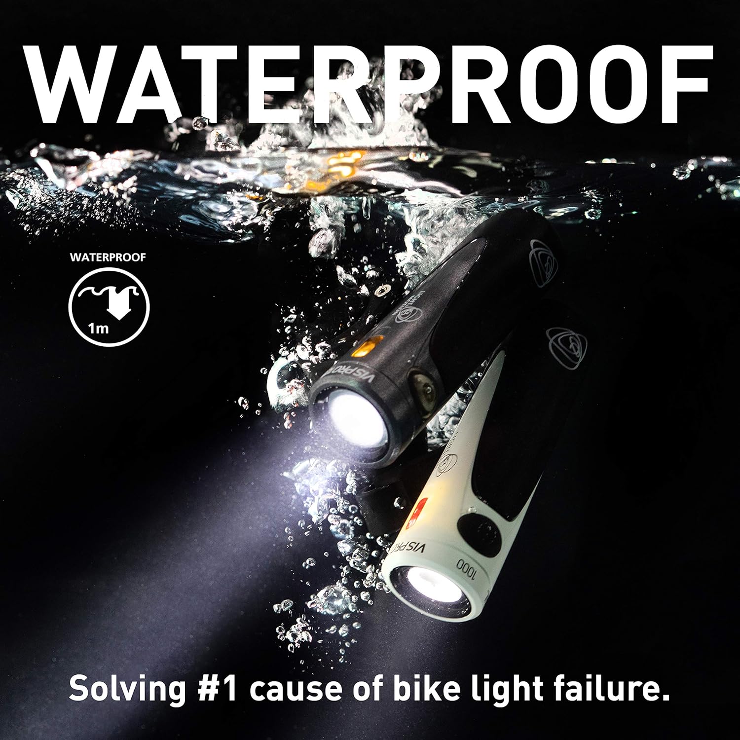 Light & Motion Vis 500, ilumina la carretera o el sendero con 500 lúmenes brillantes, o cambia a SafePulse para una máxima seguridad diurna. Un