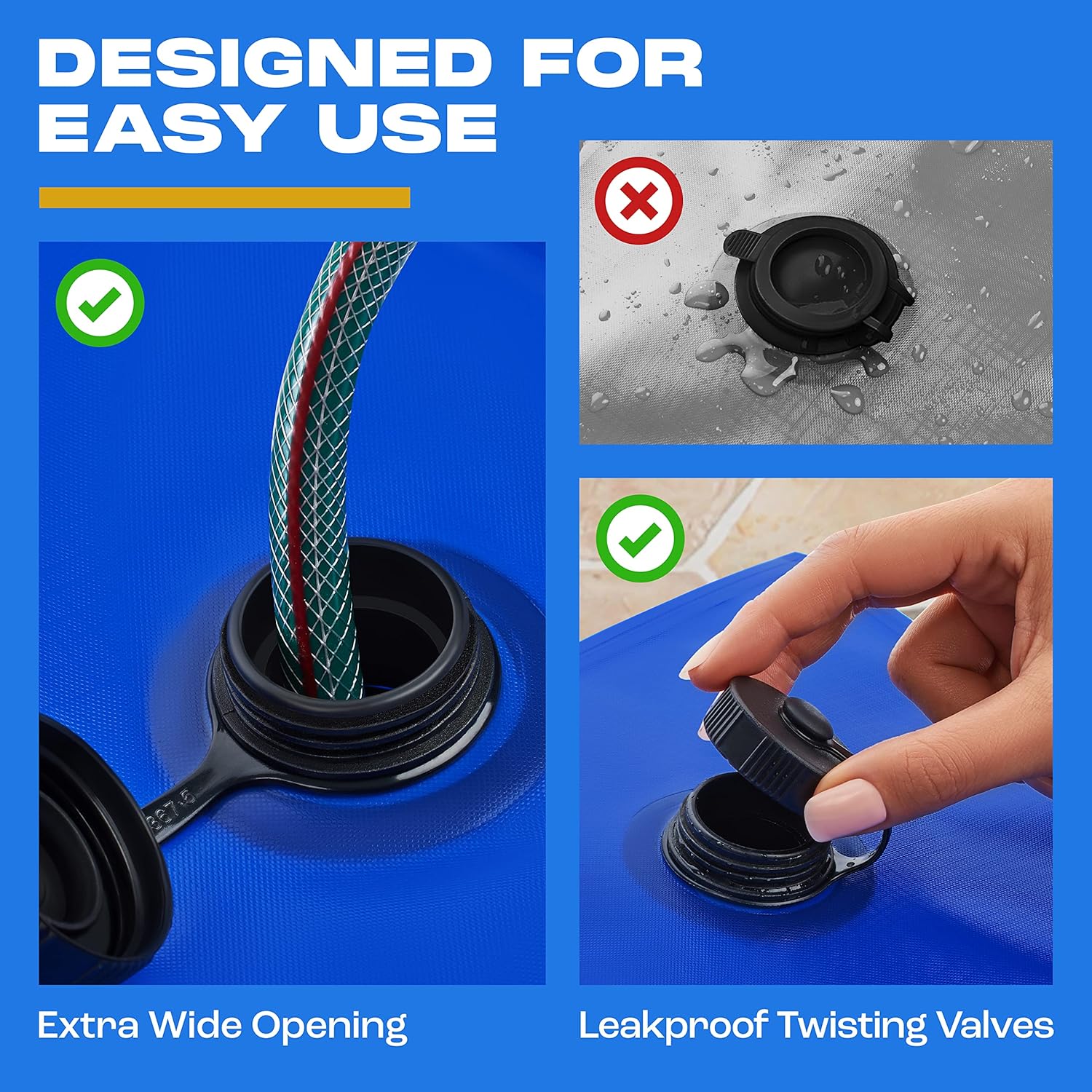 Yankee – Pesas para piscina  Tubos de agua de esquina  Bolsas de agua de piscina para cubiertas de piscina rect en el suelo  Pesos de cubierta de