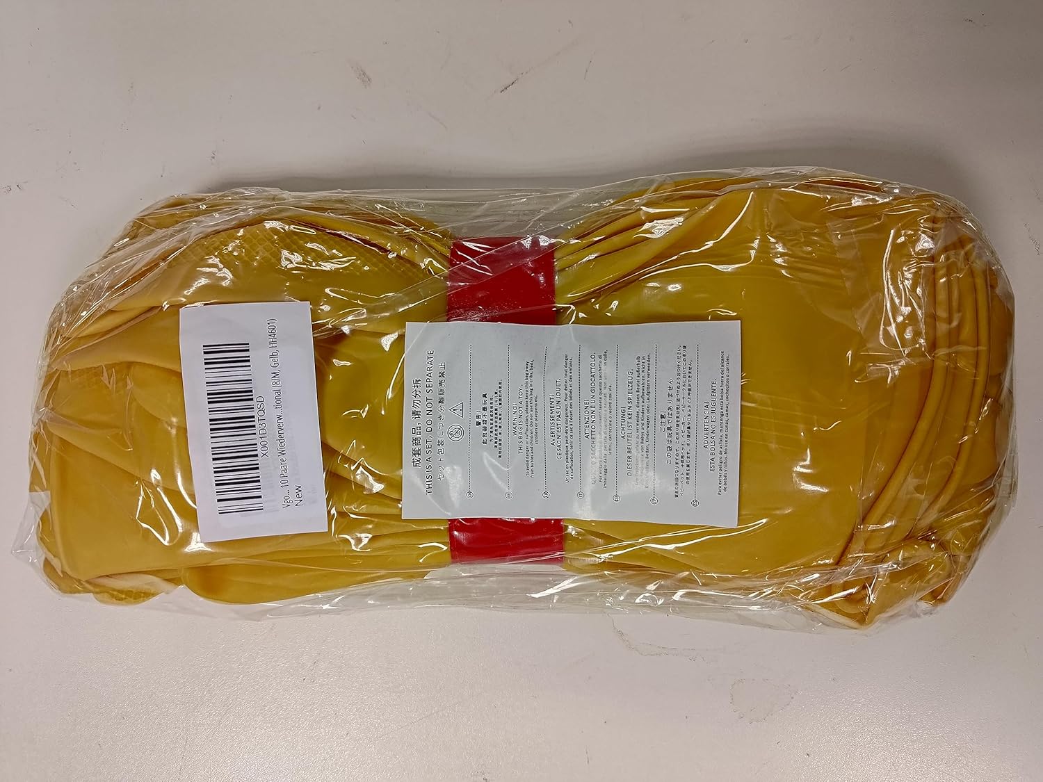 Vgo HH4601 pares de guantes reutilizables para el hogar, goma para lavavajillas, extra grueso, mangas largas, limpieza de cocinatrabajojardinería