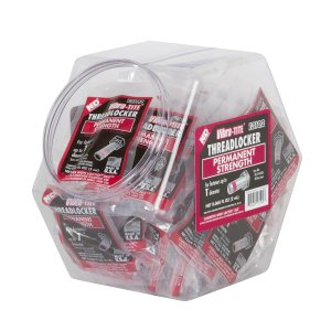 Vibra-TITE – 13199 131 – Cuenco anaeróbico de fuerza permanente, tubos de bala de 0.1 fl oz, rojo, 100 piezas Vibra-TITE – 13199 131 – Cuenco anaeróbico de fuerza permanente, tubos de bala de 0.1 fl oz, rojo, 100 piezas