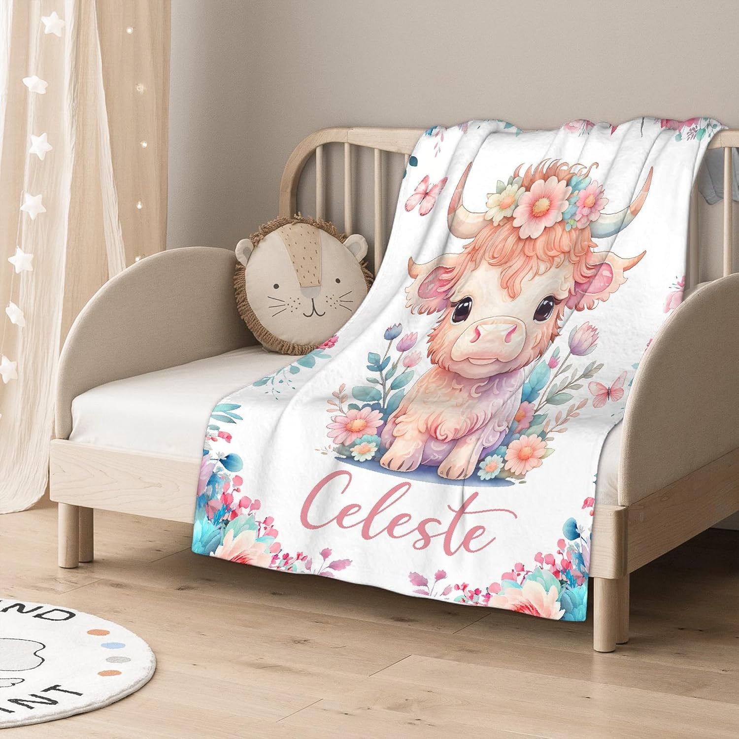 Manta de bebé personalizada para niñas y niños, manta de bebé personalizada con nombre para niños pequeños, baby shower, recién nacidos, guardería,