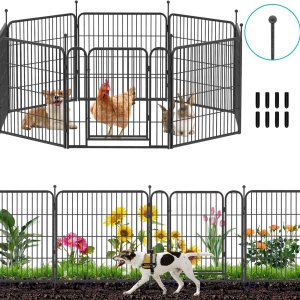 Valla decorativa de jardín plegable para decoración de patio, cama de flores, paneles de sección de barrera de animales, borde de valla de jardín de Valla decorativa de jardín plegable para decoración de patio, cama de flores, paneles de sección de barrera de animales, borde de valla de jardín de