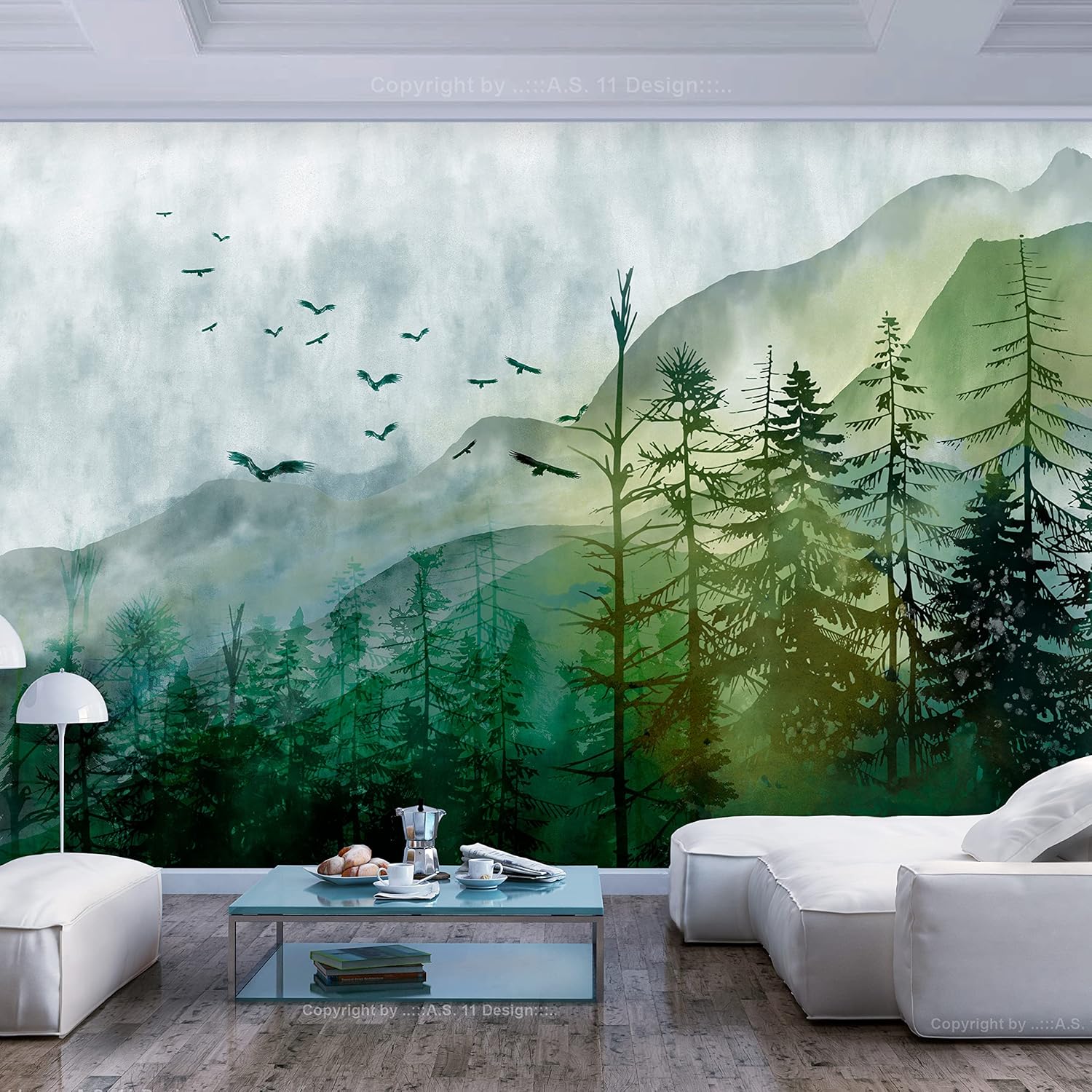 artgeist Mural de pared premium Paisaje 138 x 101 pulgadas, papel tapiz no tejido, decoración de pared de vellón, impresión fotográfica, diseño de