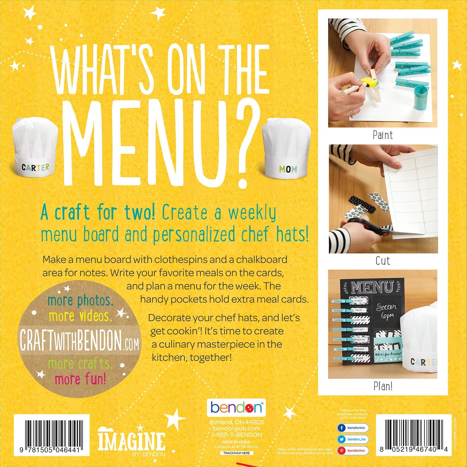 Bendon Imagine Craft with Me – Kit de manualidades (46740)