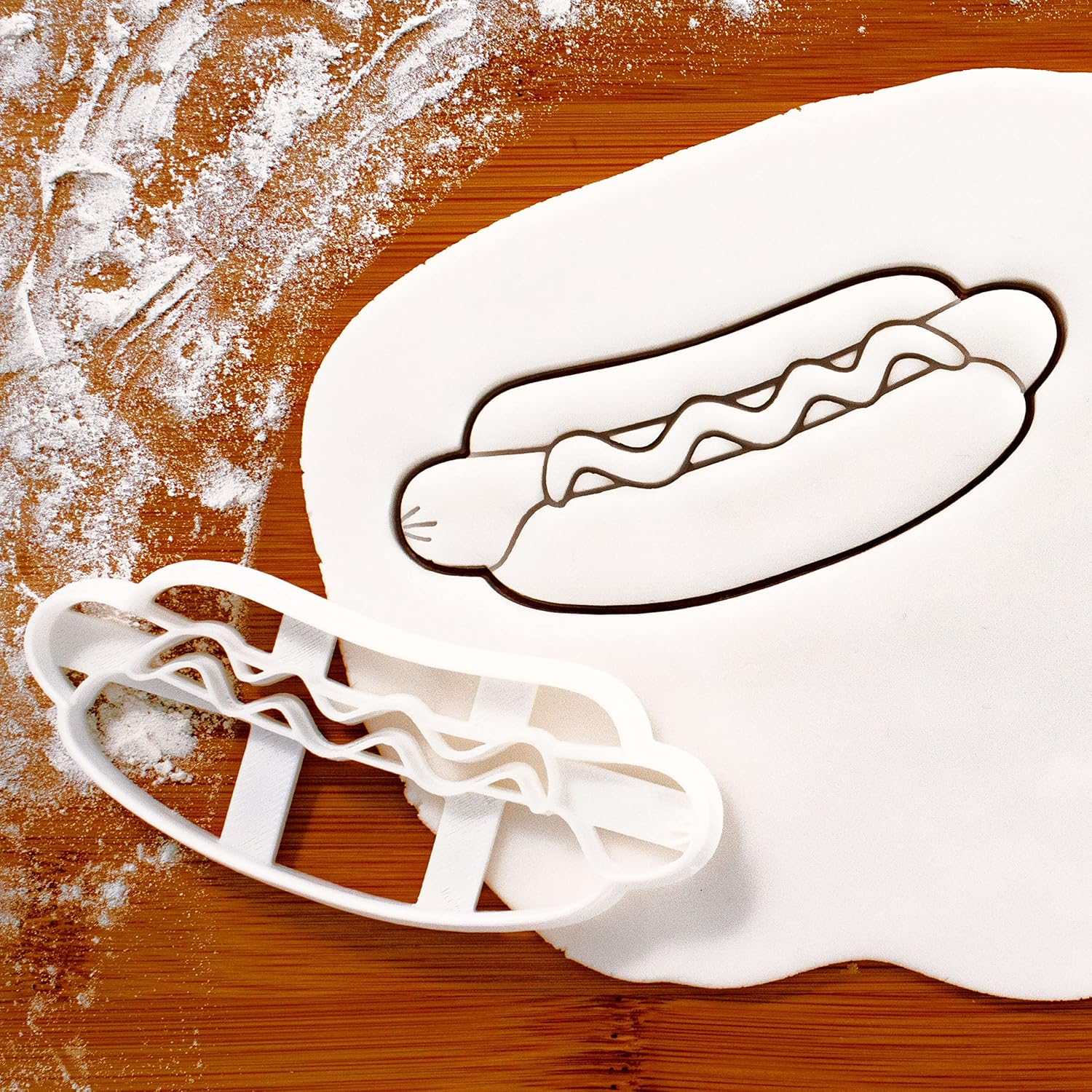 Cortador de galletas Hot Dog, 1 pieza – Bakerlogy