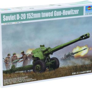 Trumpeter Kit de construcción soviético D-20 de 5.984 in Trumpeter Kit de construcción soviético D-20 de 5.984 in