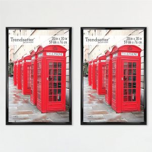 Cuadro para póster de MCS Trendsetter, negro, 20 x 30 pulgadas, 2 piezas Cuadro para póster de MCS Trendsetter, negro, 20 x 30 pulgadas, 2 piezas