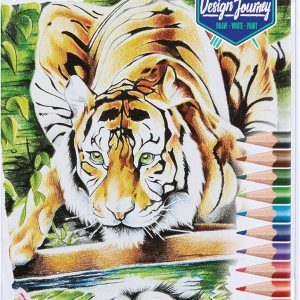 Staedtler Lápices de colores, barril triangular, paquete de 12 surtidos, lata de metal 1278 M12 Staedtler Lápices de colores, barril triangular, paquete de 12 surtidos, lata de metal 1278 M12