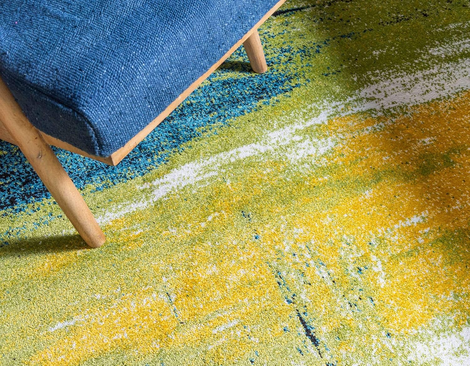 Unique Loom colección Lyon – Alfombra abstracta y moderna