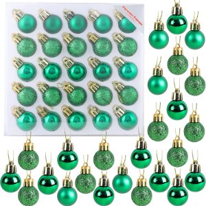 Christmas Concepts – Juego de 25 mini bolas para árbol de Navidad (0.984 pulgadas). Decorados con purpurina, mate y brillante . Christmas Concepts – Juego de 25 mini bolas para árbol de Navidad (0.984 pulgadas). Decorados con purpurina, mate y brillante .