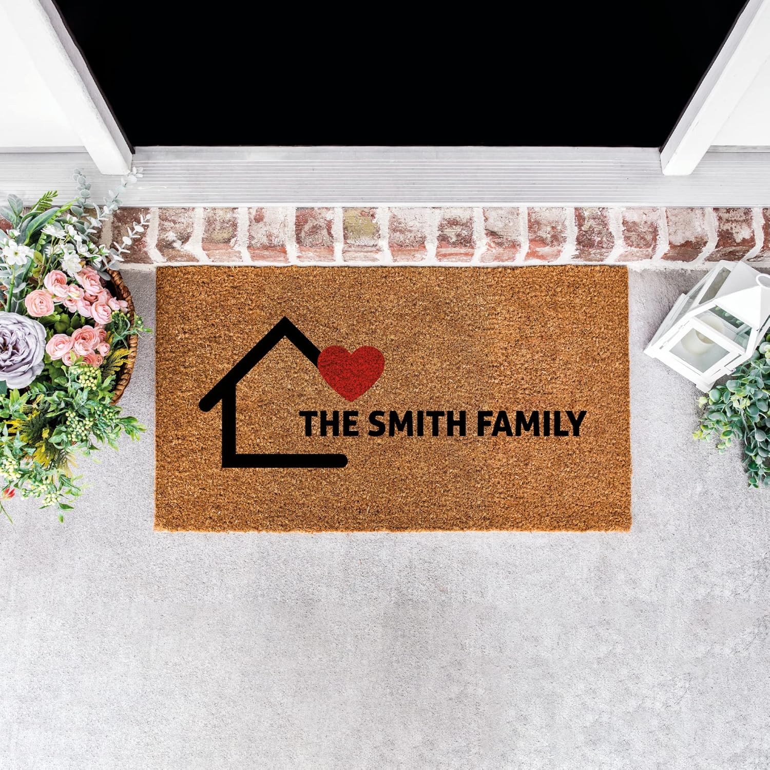 Welcome Door Mats Outdoor For Entrance – Personalized doormat, personalized welcome mats Outdoor, Door Mats for Home Entrance, Front Door Mats
