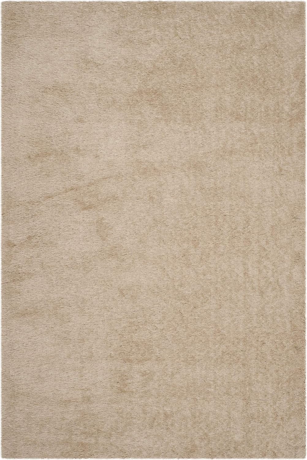 Safavieh, tapete Venice Shag Collection SG256C, de poliéster, hecho a mano, color champaña, Polipropileno, Champán