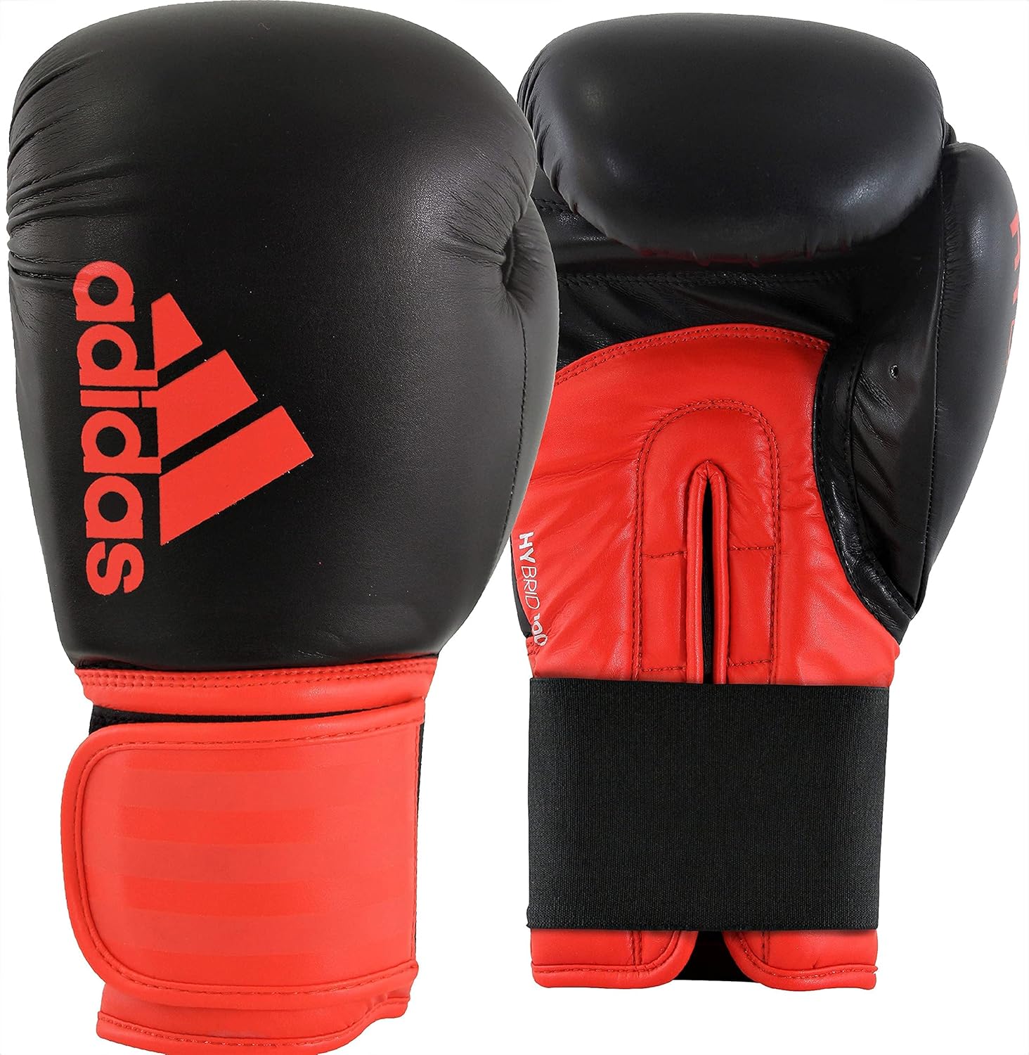 adidas adidas Guantes de boxeo para hombres, mujeres y niños, híbridos de entrenamiento de sparring 100 6 onzas, 8 onzas, 10 onzas, 12 onzas, 14