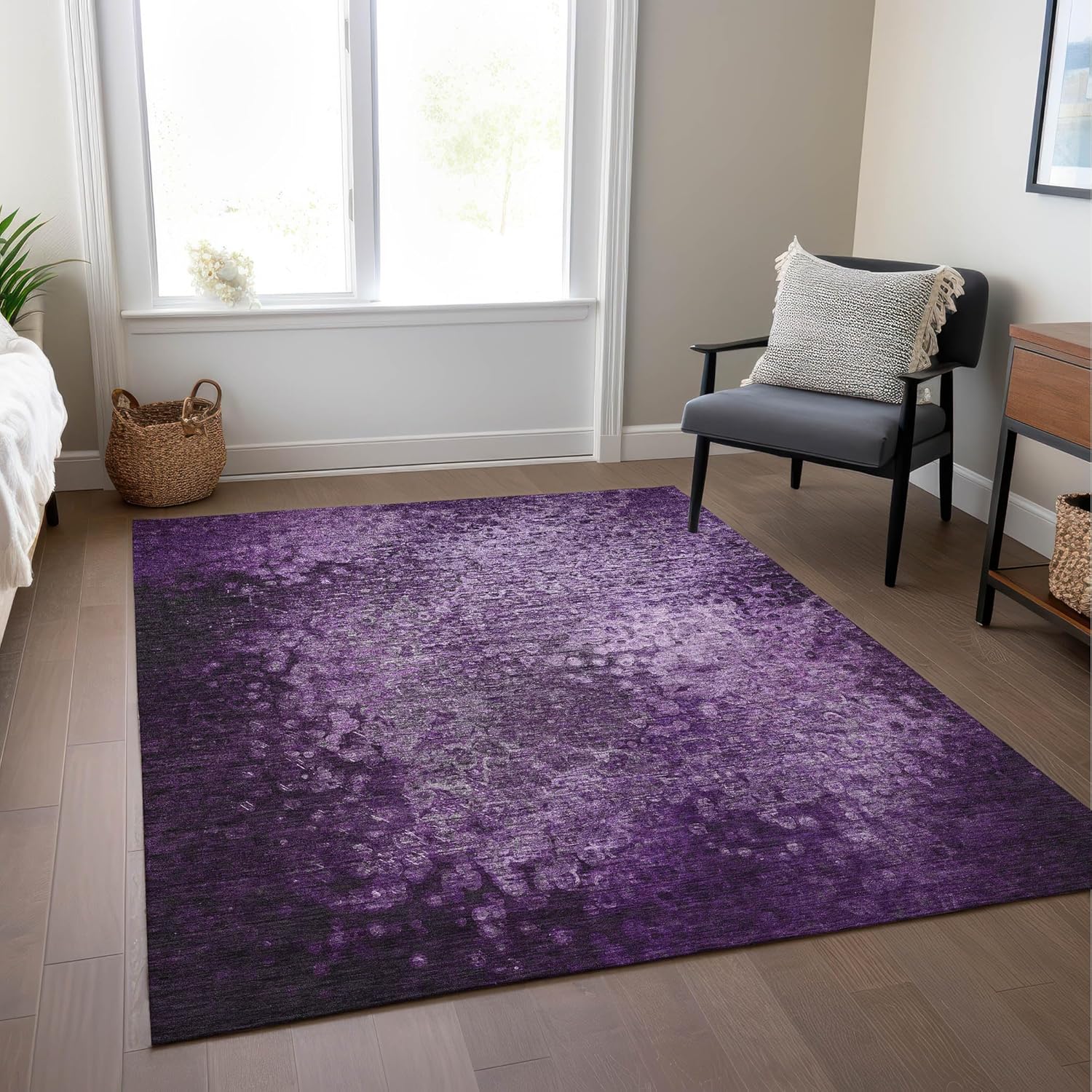 Addison Rugs Chantille ACN565 – Alfombra de área para interiores y exteriores, resistente a las manchas, lavable a máquina, no se desprende, para