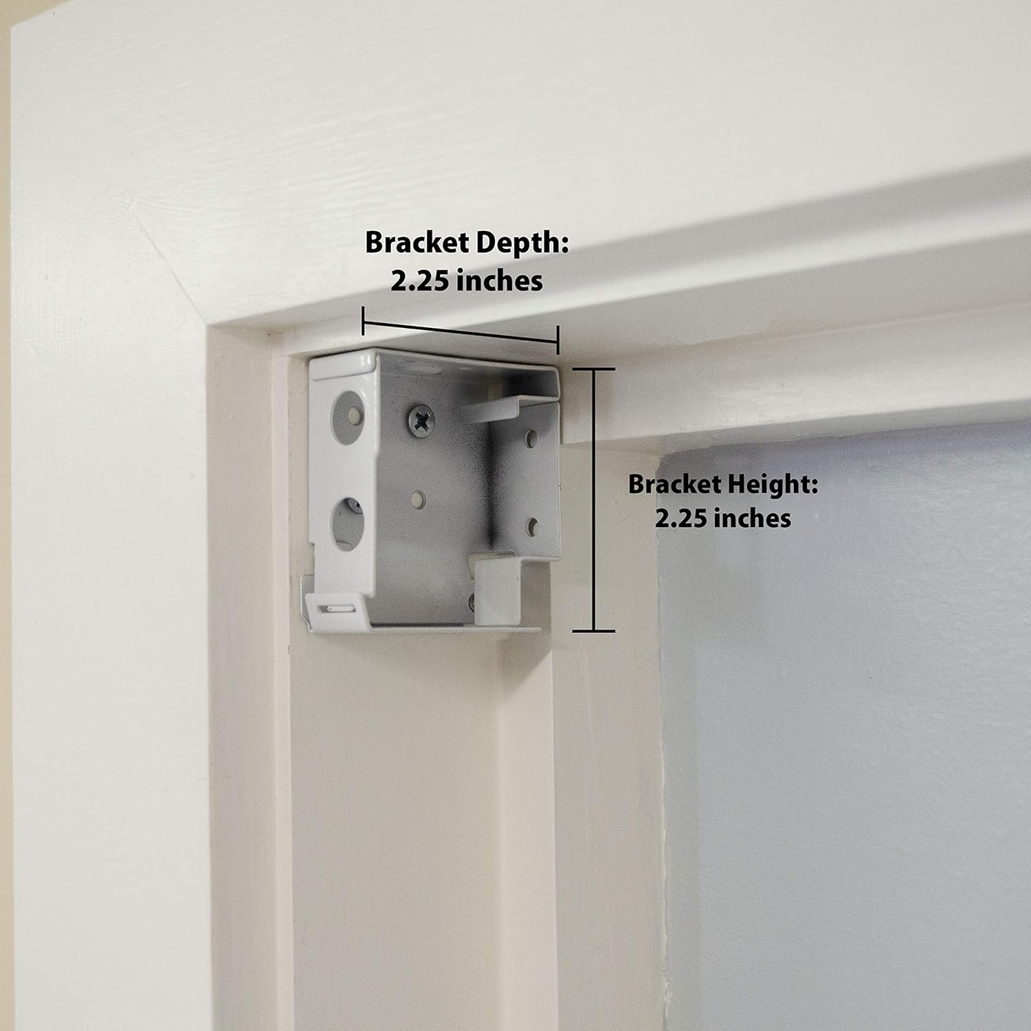 Persianas imitación de madera sintética de 2 pulgadas para oscurecer habitaciones, sin cordón, color blanco