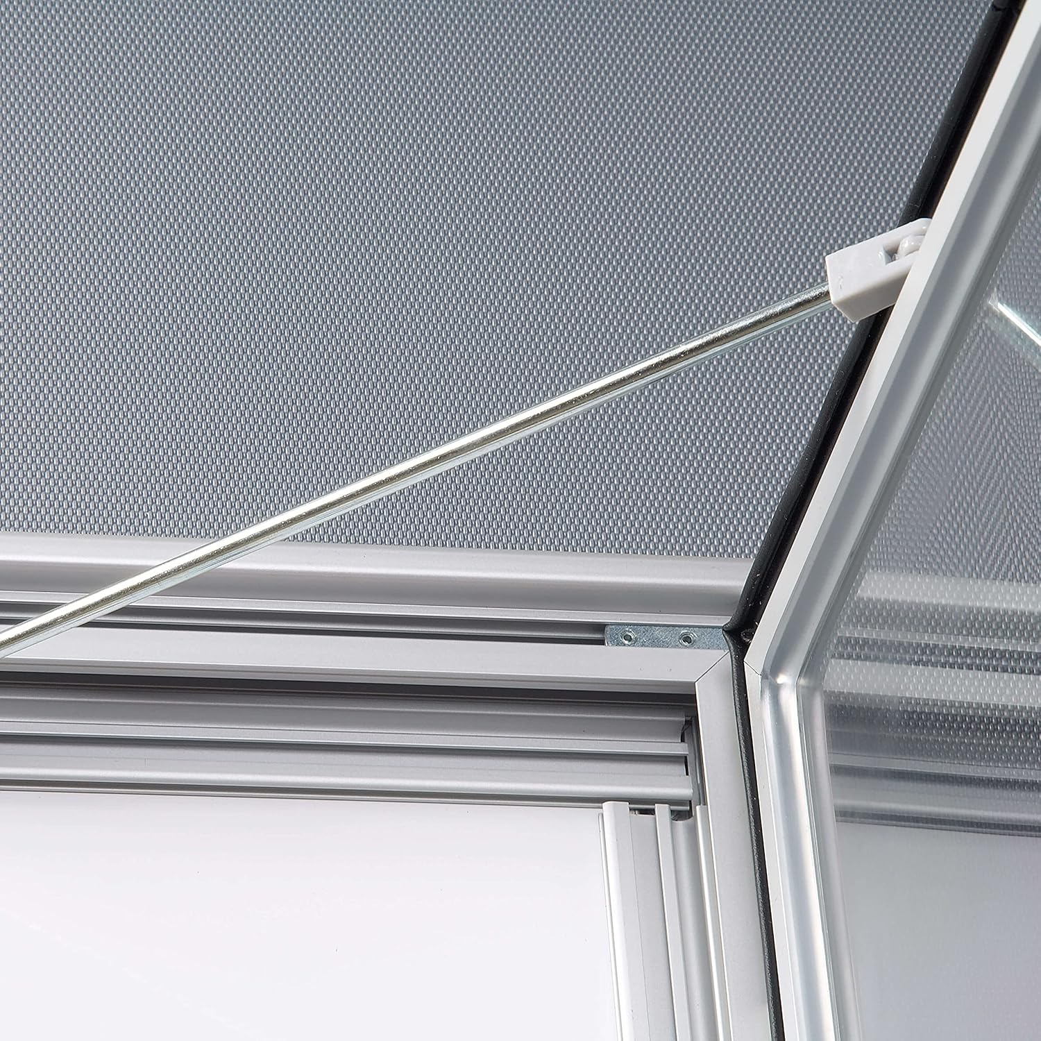 M&T Displays Tablón de anuncios magnético de alta calidad de aluminio de 32.28 x 42.52 pulgadas, tablero de anuncios plateado para exteriores,