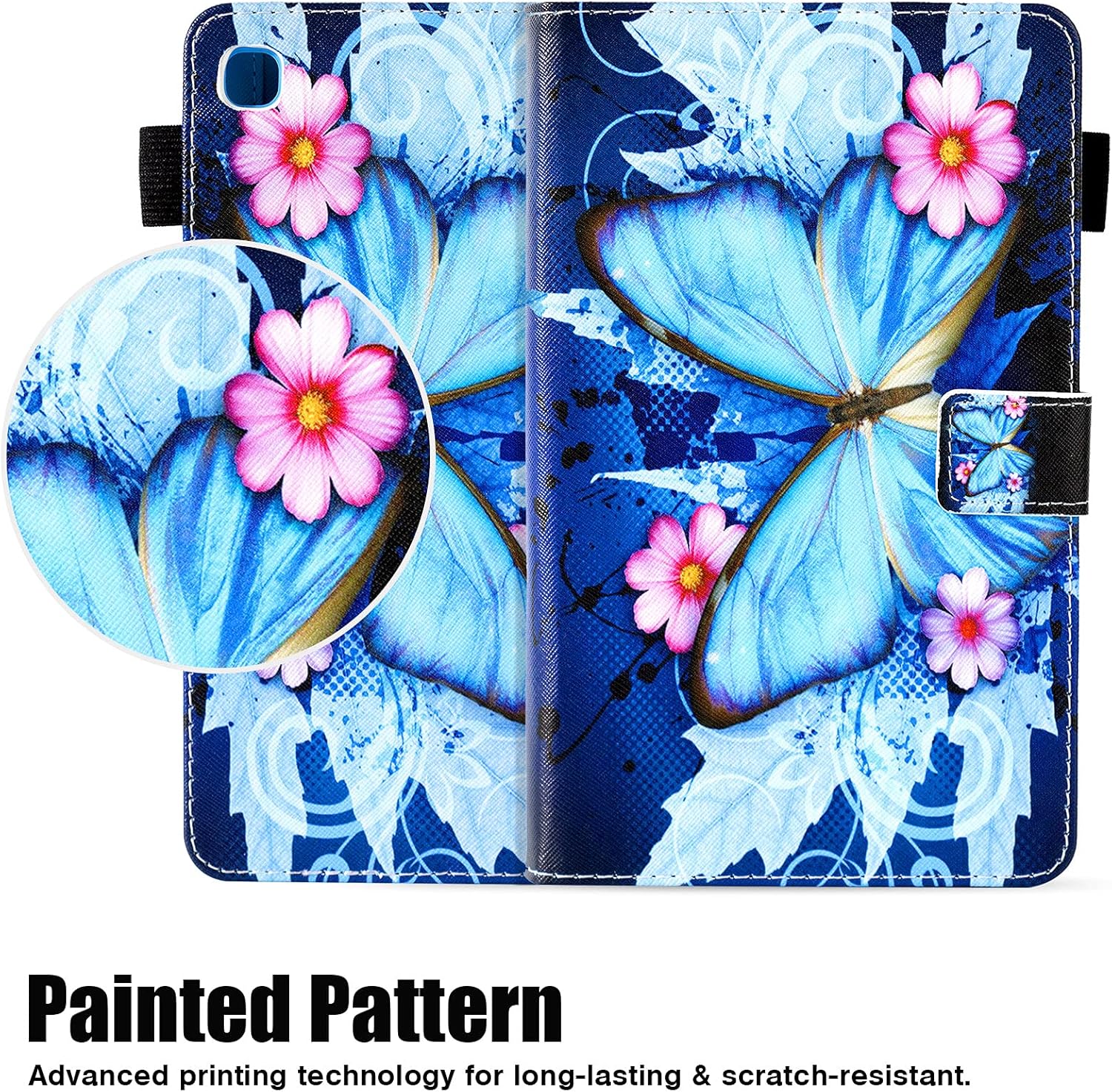 Funda para Galaxy Tab A7 Lite 8.7 versión 2021 (SM-T220  T225), Dteck – Funda delgada de poliuretano para tablet Dteck a prueba de golpes, carcasa