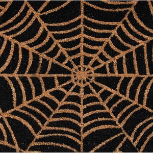 Calloway Mills 101951729 – Felpudo de tela aterradora, 17 x 29 pulgadas, color negro y natural Calloway Mills 101951729 – Felpudo de tela aterradora, 17 x 29 pulgadas, color negro y natural