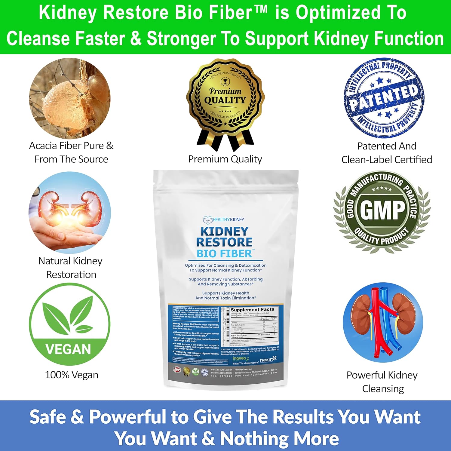 Paquete de suplemento de limpieza renal definitivo para una limpieza óptima del riñón. Apoyo renal para la restauración renal y la salud renal 2