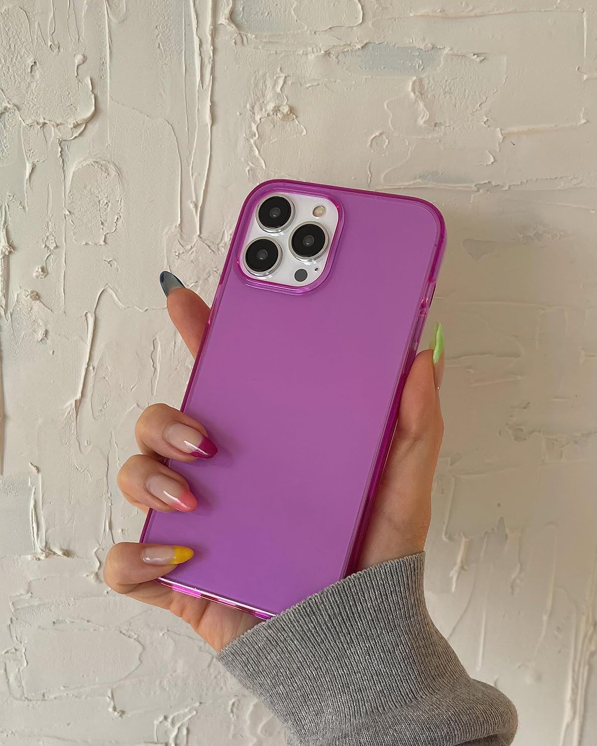FELONY CASE – Funda protectora transparente para iPhone 13 Pro Max, TPU y policarbonato que absorbe los golpes – A prueba de grietas con un acabado