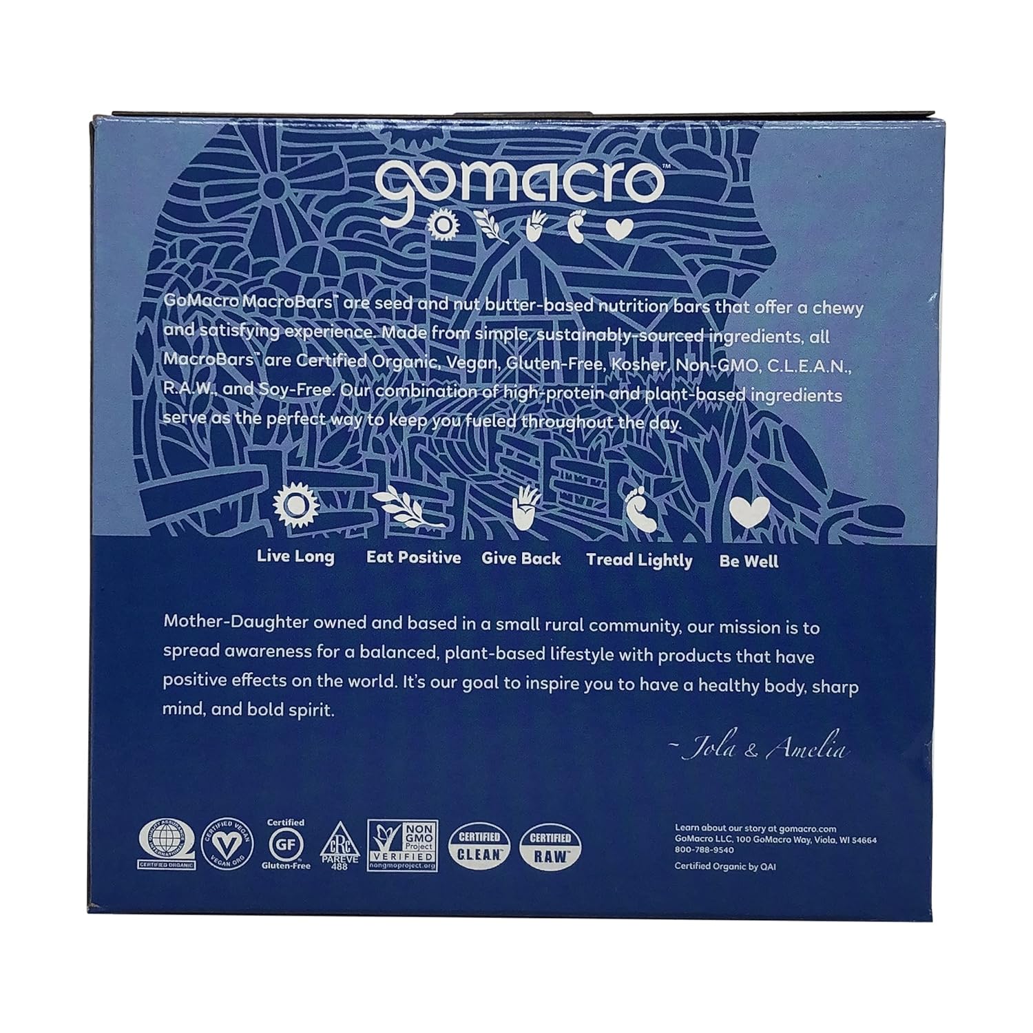 GoMacro Barras orgánicas de avena con chispas de chocolate, 2.3 onzas