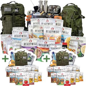 Family Comfort 72 – Kit de supervivencia de emergencia – 72 horas para 2 personas – Preparación para desastres – Deliciosa comida ReadyWise, equipo, Family Comfort 72 – Kit de supervivencia de emergencia – 72 horas para 2 personas – Preparación para desastres – Deliciosa comida ReadyWise, equipo,