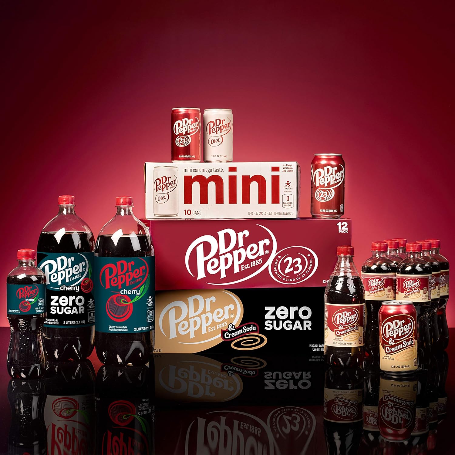 DR PEPPER – CEREZA, 12 onzas, paquete de 12