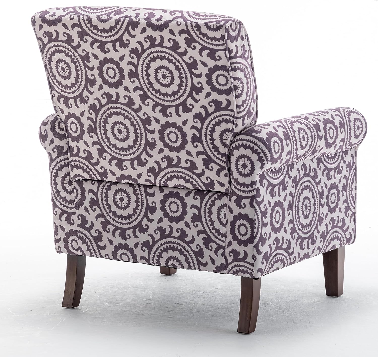 US Pride Furniture Sillas tradicionales para sala de estar, dormitorio y oficina, sillón decorativo con marco de madera de abedul y elegantes