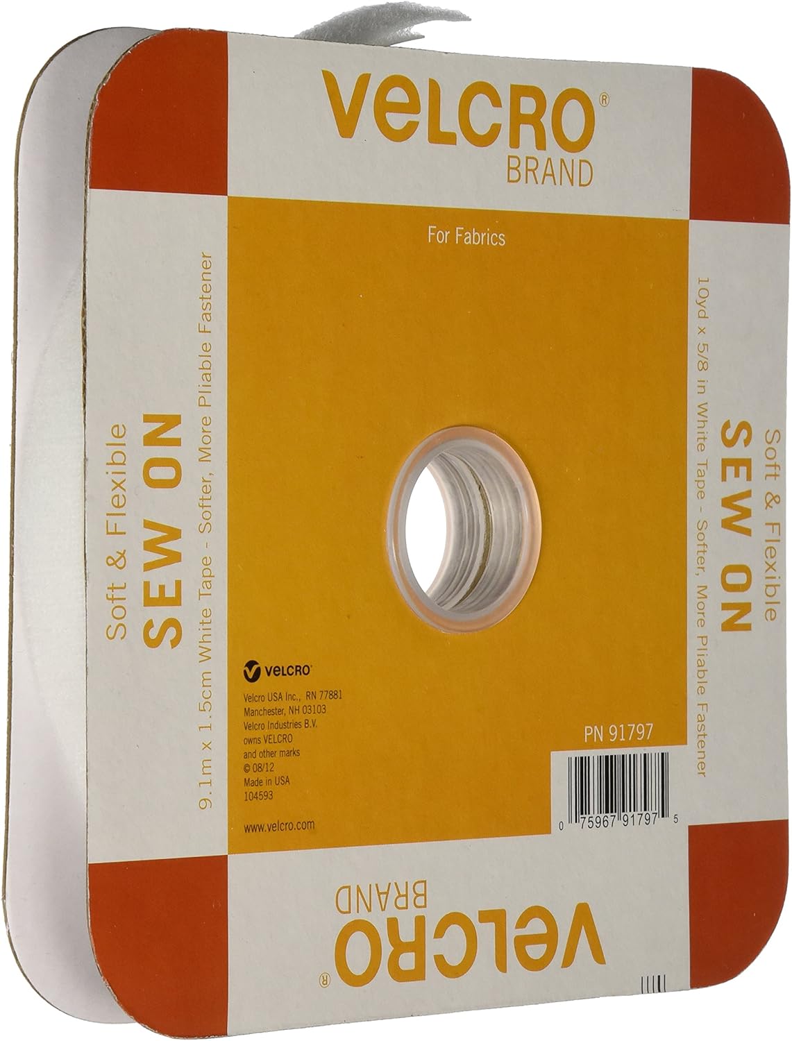 VELCRO Brand cinta flexible y suave, cinta para tejer