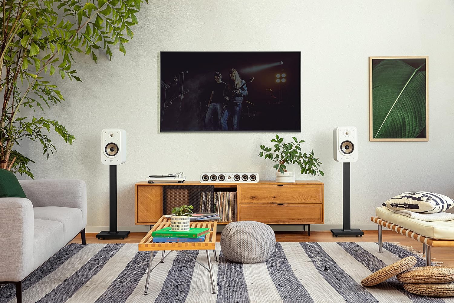 Polk Signature Elite ES20 – Altavoz de estantería, audio de alta resoluc., compatible cDolby Atmos y DTSX, tweeter de 1 pulg y woofer de 6.5 pulg,