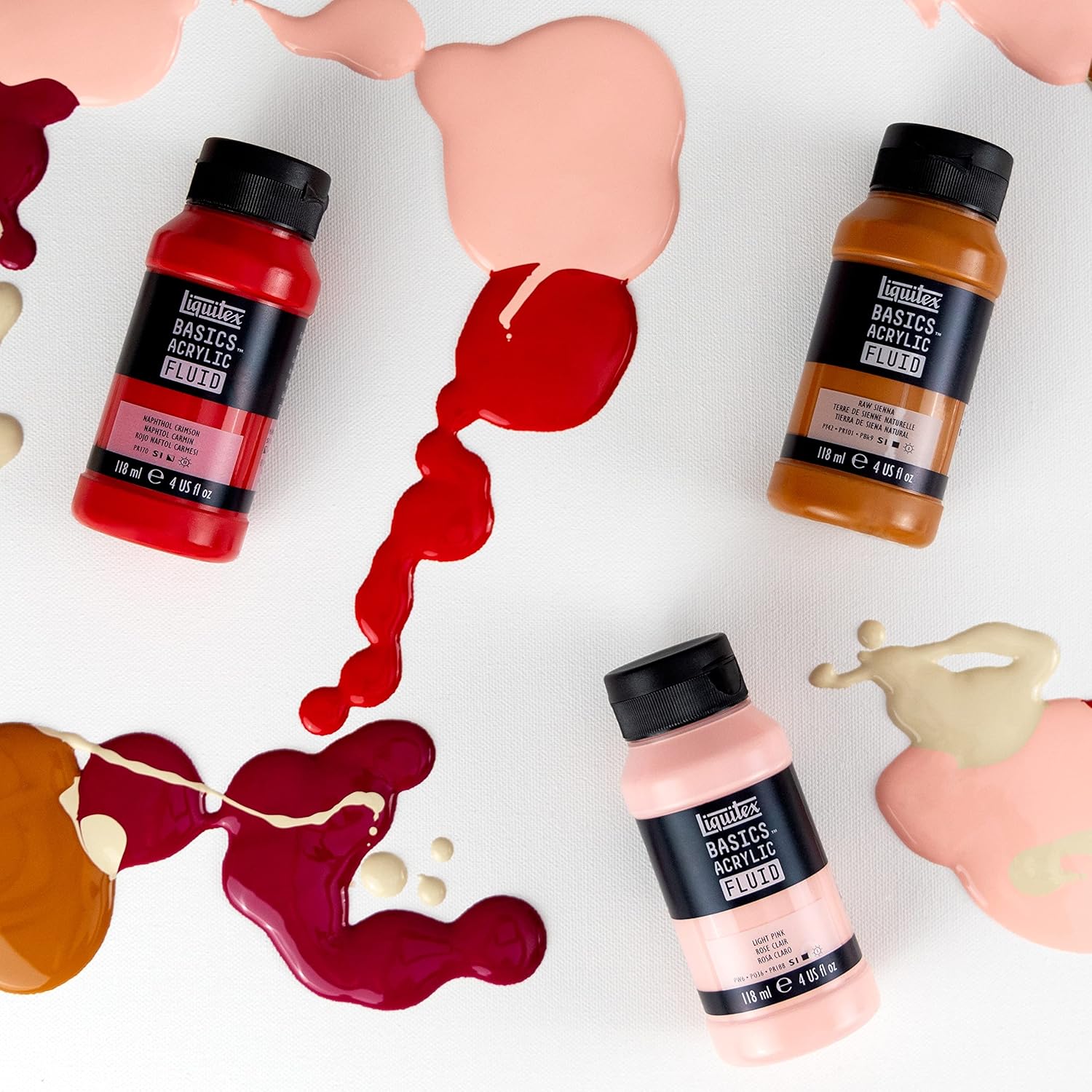 Liquitex BASICS – Pintura acrílica líquida, botella de 8.5 onzas, color negro marte