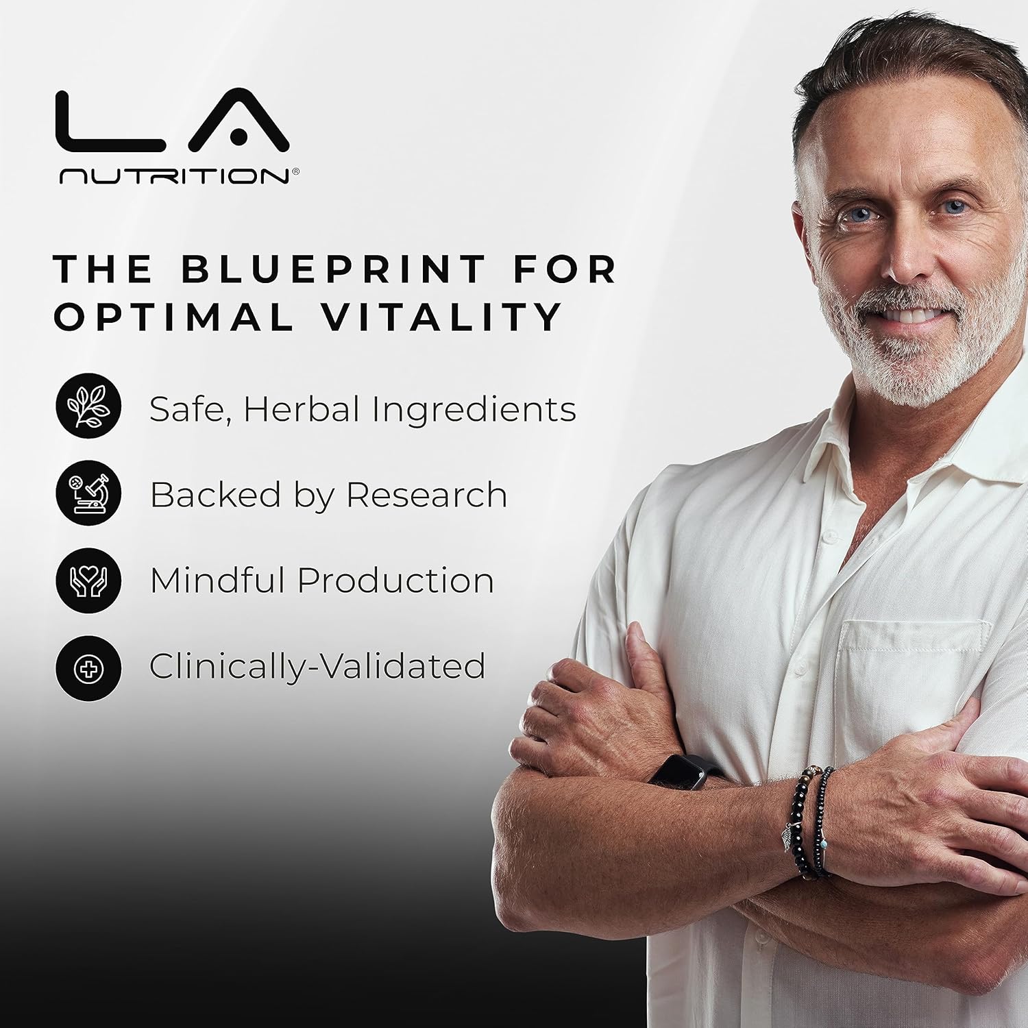 LA Nutrition Suplementos de HGH para hombres y mujeres – Aminoácidos, sueño, salud articular y suplemento de apoyo inmunológico para el rendimiento