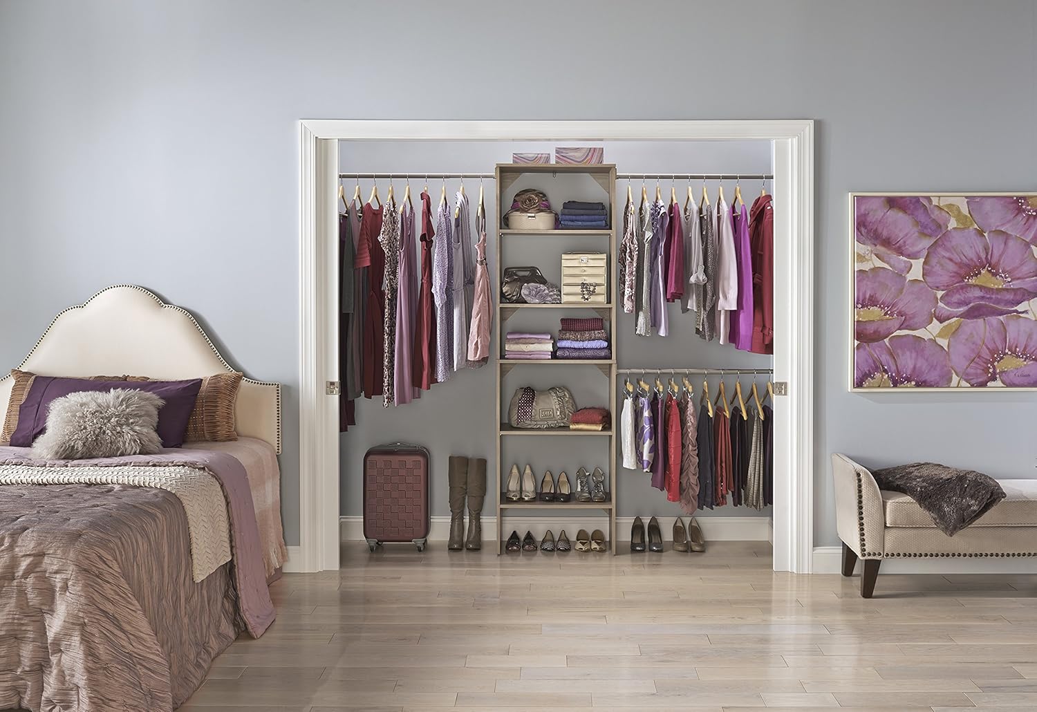 Cubículo ClosetMaid SuiteSymphony de 25 x 6 pulgadas