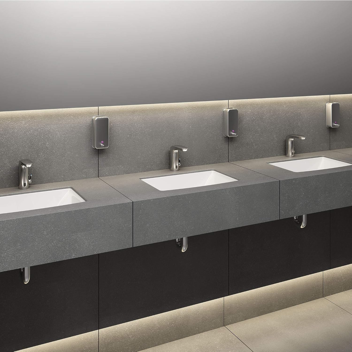 American Standard 7755215.002 NextGen Selectronic Grifo integrado con mezcla sobre la cubierta, 1.5 gpm, cromo pulido