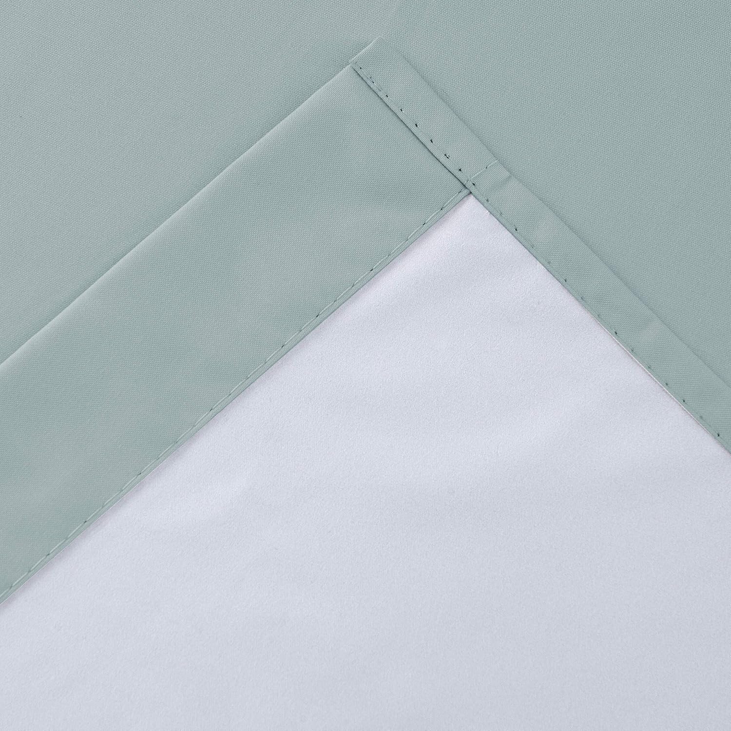 Diamond Home Linens Juego de 3 cortinas y cenefa con forro térmico 100% opaco para ventana de cocina (niveles de 36 pulgadas y cenefa de 14