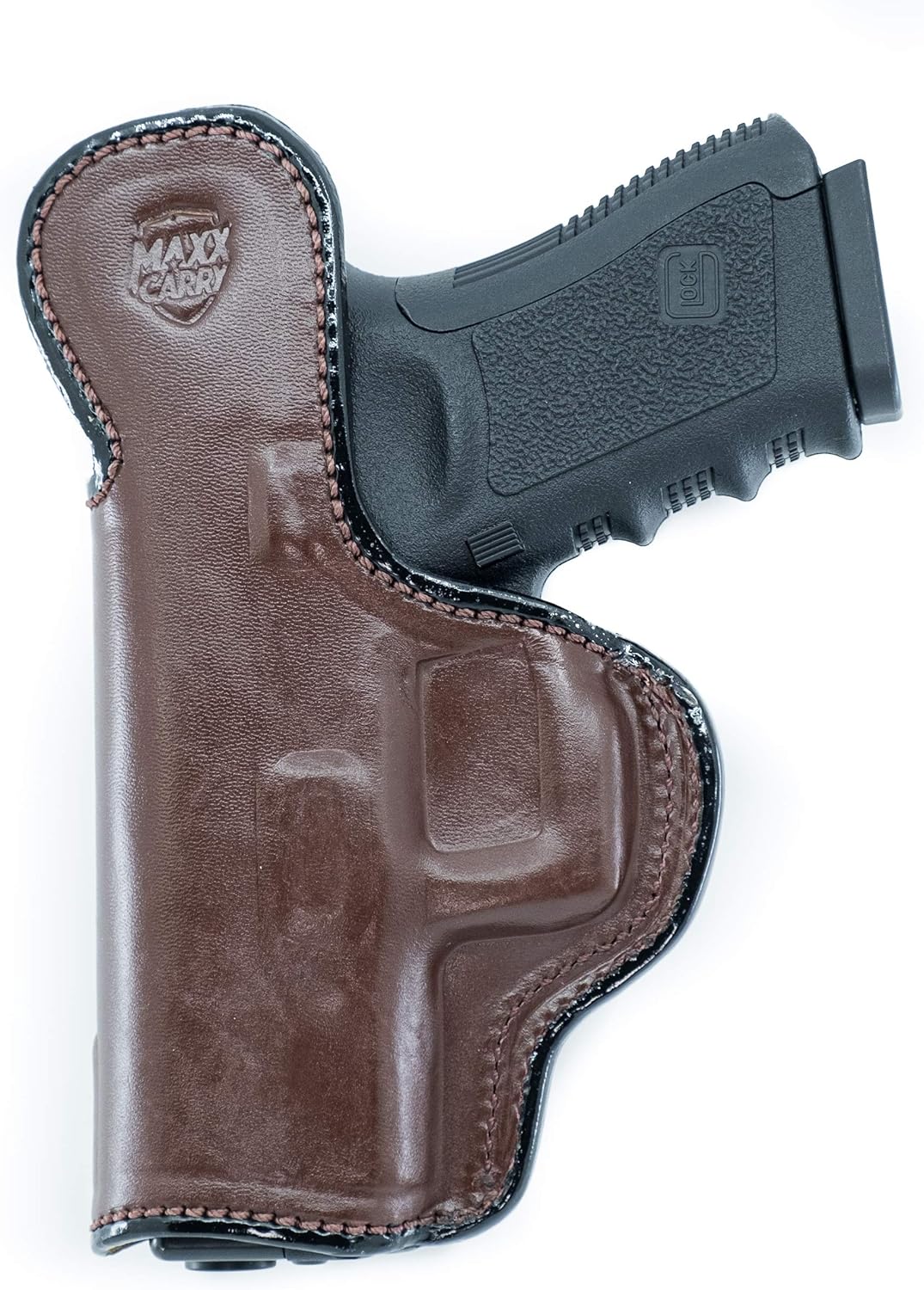Maxx Carry Funda de cuero IWB Taurus G2c de 0.354 in o 40S y W, PT111 G2  Compatible con Glock 26, 27  Walther PPQ SC, P22  Sig Sauer P320 Micro