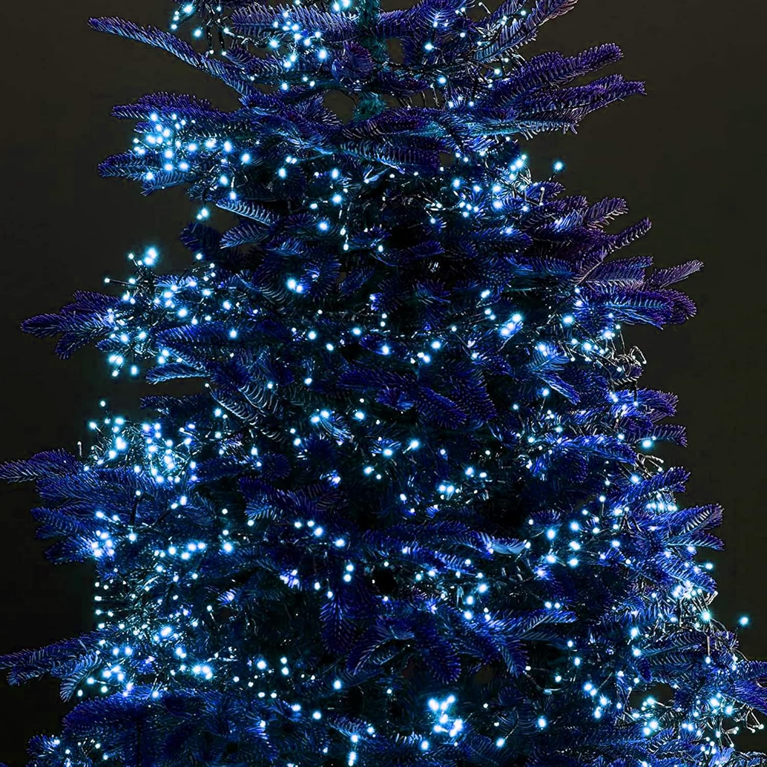 Dazzle Bright Tira de luces LED de Navidad de 132 pies, 400 luces LED de Navidad enchufables con 8 modos, decoraciones de Navidad impermeables para