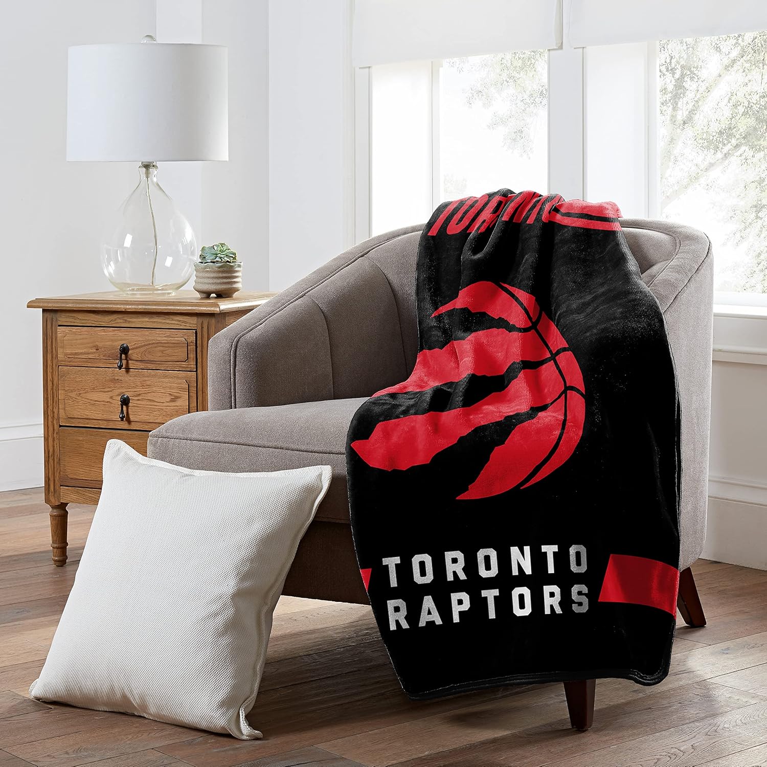 Northwest NBA Legion Raschel – Manta de 50 x 60 pulgadas Toronto Raptors