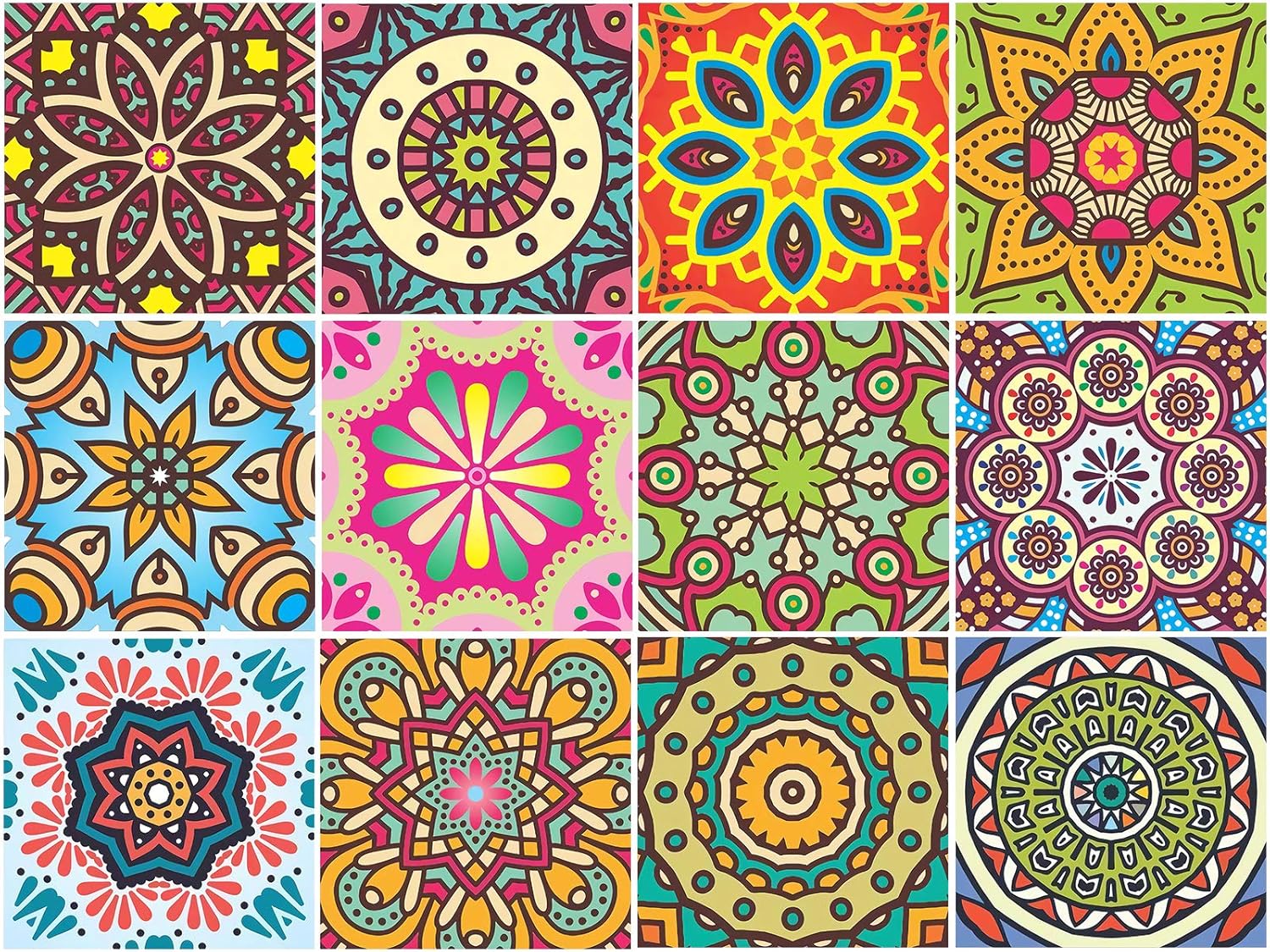 Adhesivos para azulejos de despegar y pegar, 12 unidades (6 x 6 pulgadas), calcomanías impermeables para salpicaduras para cocina y pegar en azulejos