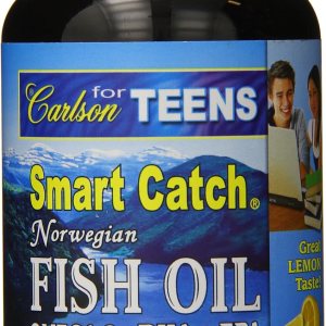 Carlson Labs Smart Catch – Aceite de pescado para adolescentes, 1000 mg, 90 cápsulas blandas Carlson Labs Smart Catch – Aceite de pescado para adolescentes, 1000 mg, 90 cápsulas blandas