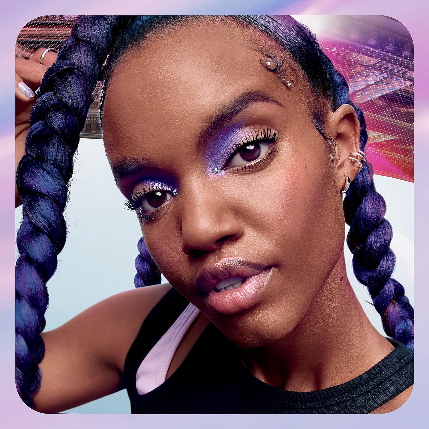Maybelline The Falsies Surreal Extensions – Máscara de pestañas lavable, voluminizadora, maquillaje alargador, color negro marrón, 1 unidad