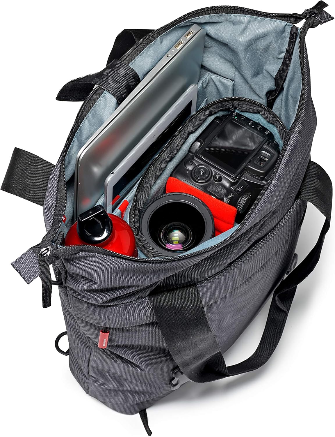 Manfrotto Manhattan Changer 20 – Bolsa para cámara, multiuso, para transportar cámaras y accesorios, bolsa para cámara de material repelente al