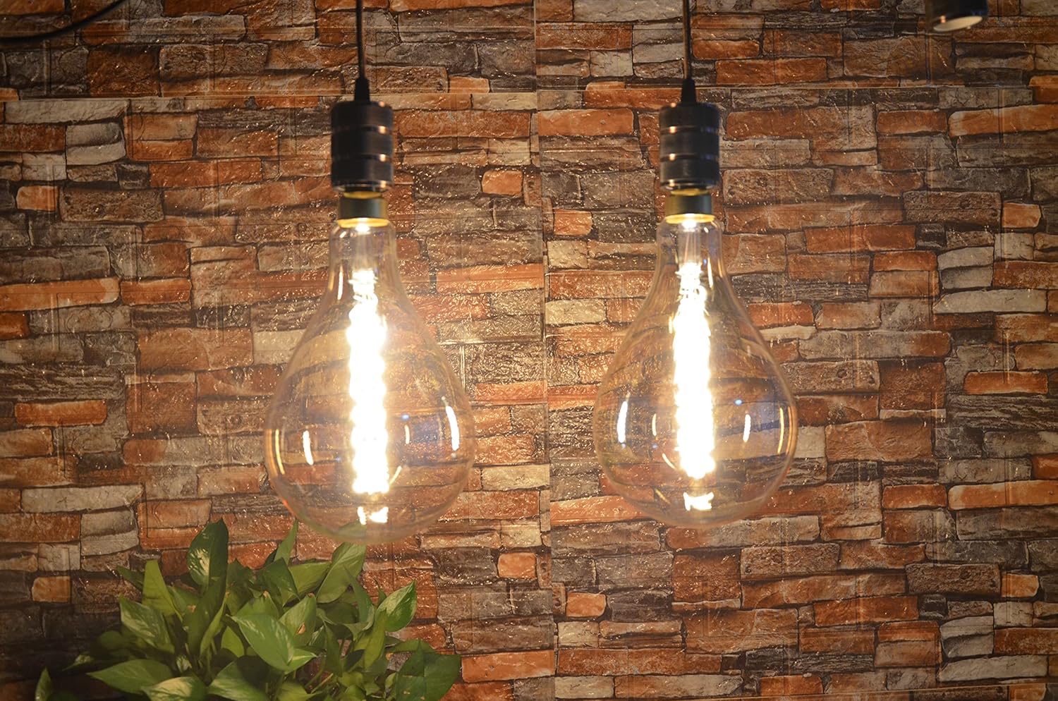 SD LUX Bombillas LED vintage de gran tamaño de 8 W, base media E26, bombilla Edison gigante PS52(PS160), bombillas decorativas grandes, regulables,