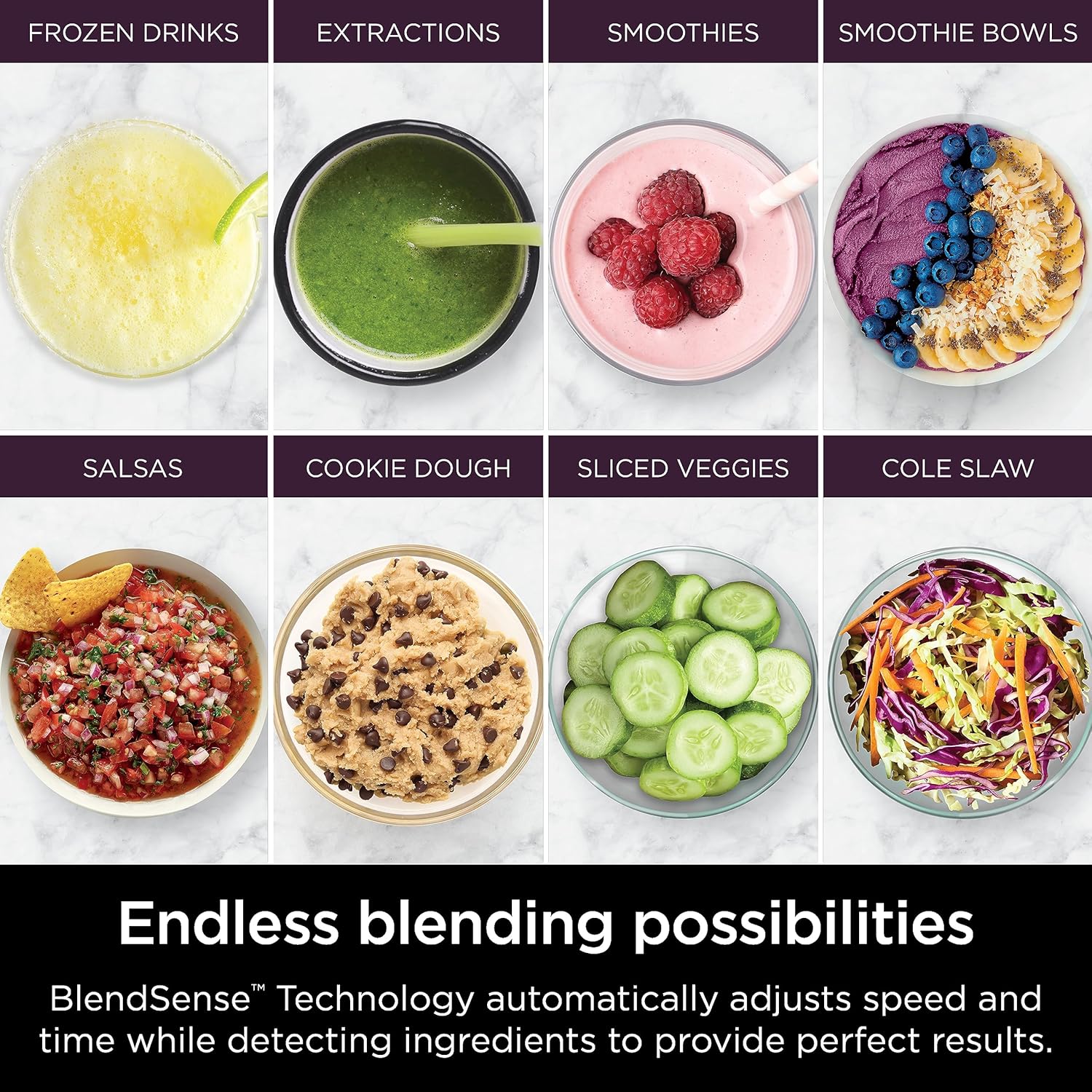 Ninja TB401 Detect Kitchen System Power Blender + Processor Pro, tecnología BlendSense, licuadora, picar y batidos, 1800 vatios máximos, jarra de 72